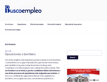 Tablet Screenshot of busco-empleo.net
